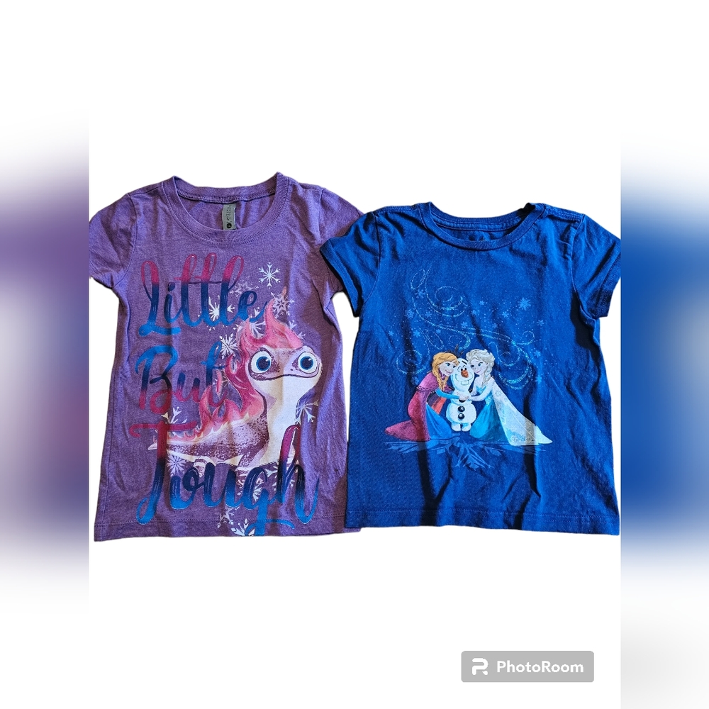 Frozen T-shirts Size 3/4. EUC.